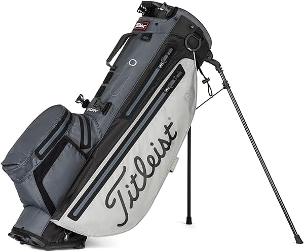 Titleist - Players 4 Plus StaDry Bolsa de Golf - Gris/Carbón/Negro TB21SX3-220