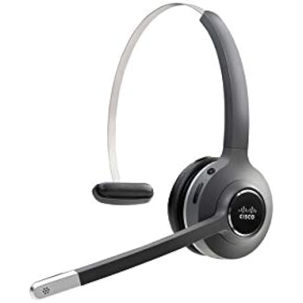 CISCO Headset 561, Auricular Inalámbrico Monoaural con Tecnología Digital Enhanced Cordless Telecommunications y Base Estándar para EE. UU. y Canadá, Color Carbón, Garantía Limitada de 1 Año (CP-HS-WL-561-S-US=)
