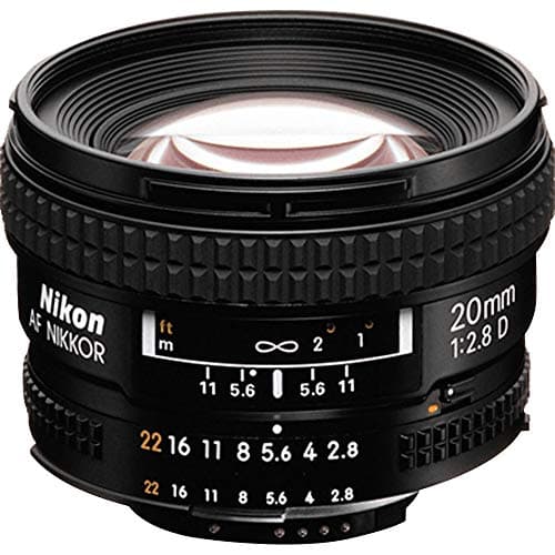 Nikon AF FX NIKKOR 20mm f/2.8D Lente de Zoom Fijo con Enfoque Automático para Cámaras DSLR Nikon 1913
