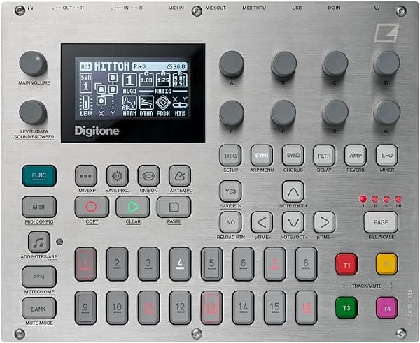 Elektron Digitone Edición E25 - Sintetizador Digital Polifónico de 8 Voces 113020