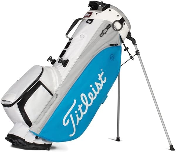 Titleist Players 4 Plus Stand Bag 2021 Blanco/Dorado/Gris 2021 Players 4 Plus