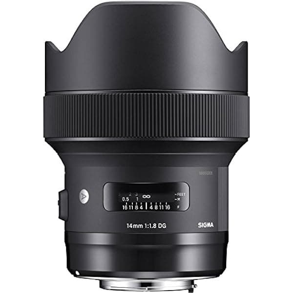 Sigma Art DG HSM 14mm F/1.8 Lente Gran Angular Alta Apertura para Cámaras Nikon (Modelo 450955)