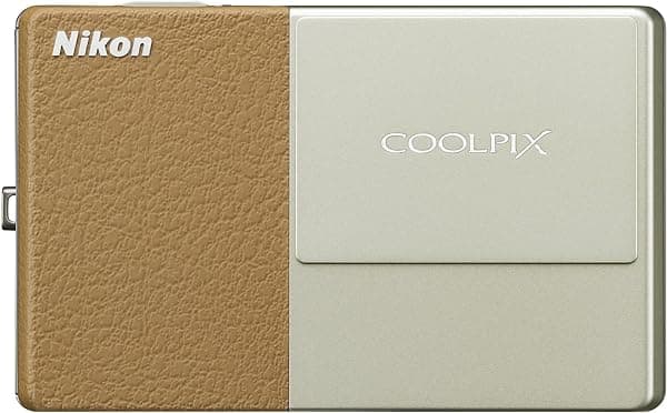 Nikon Coolpix S70 Cámara Digital de 12.1MP con Pantalla Táctil OLED de 3.5 pulgadas y Zoom Óptico Gran Angular de 5x con Reducción de Vibración (VR) (Champagne & Light Brown) S70 Champagne & Light Brown