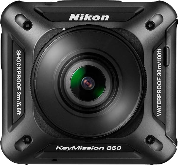 Nikon KeyMission 360 Cámara de Acción 4K a 360 grados con doble lente para experiencias inmersivas 26513