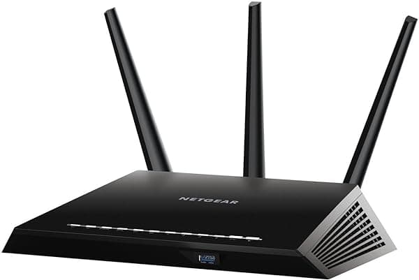 NETGEAR Nighthawk AC1900 Router WiFi Inteligente - Banda Dual Gigabit (R6900-100NAS)