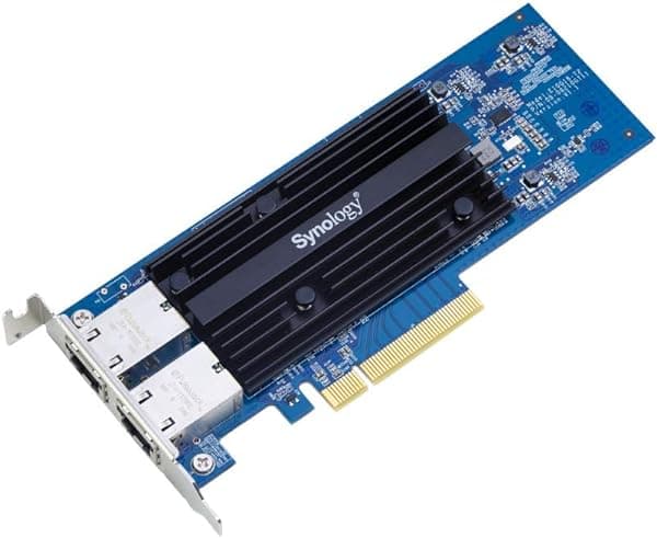 Synology E10G18-T2 Adaptador Ethernet de 10Gb con 2 Puertos RJ45