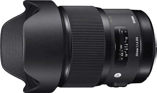 Sigma 20mm F1.4 Art DG HSM Lente para Sigma en Color Negro 412956