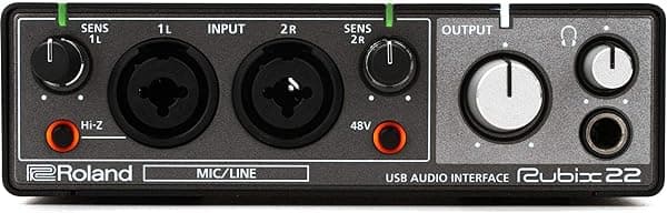 Roland Rubix 22 Interfaz de Audio USB 2 Entradas/2 Salidas (RUBIX22)