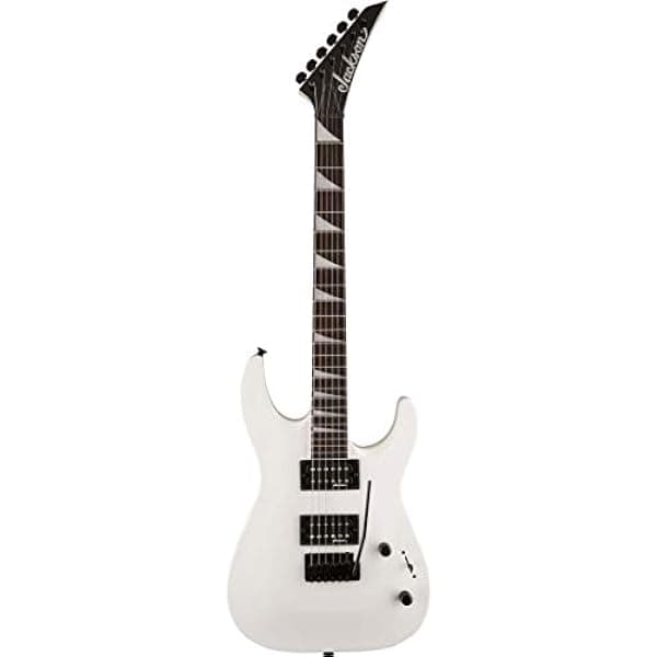 Jackson 6 String JS Series Dinky Arch Top JS22 Guitarra Eléctrica, Diapasón de Amaranto, Otro, Blanco Nieve AFB (2910121500)