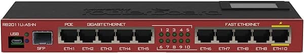 MikroTik RB2011iLS-IN RouterBoard con 10 Puertos Ethernet