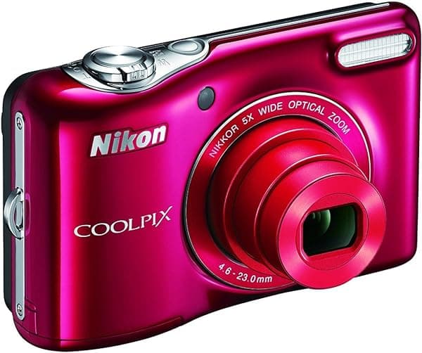 Nikon COOLPIX L32 - Cámara digital con lente zoom gran angular NIKKOR de 5x (Nikon 26482)