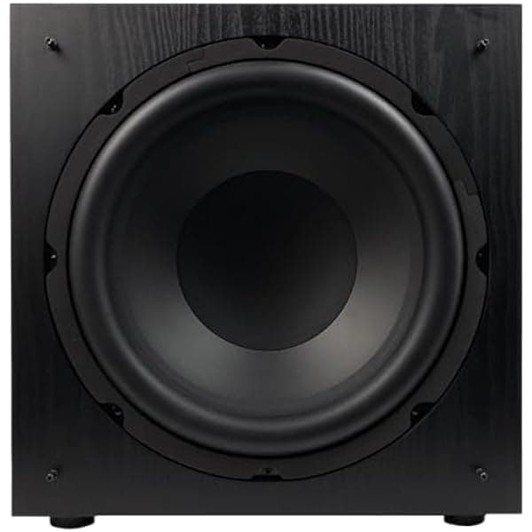 ELAC SUB1225 Subwoofer Activo de 12 Pulgadas con 350 Watts, Color Negro SUB1225-BK