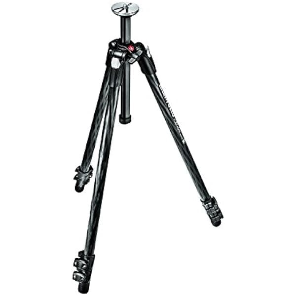 Manfrotto 290 Xtra Carbon Fiber Trípode de 3 Secciones (MT290XTC3US), Negro