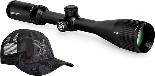 Vortex Optics Crossfire II 6-18x44 AO, Visor SFP con Retícula Dead-Hold BDC (MOA) y Sombrero Vortex incluido CF2-31033 & Hat