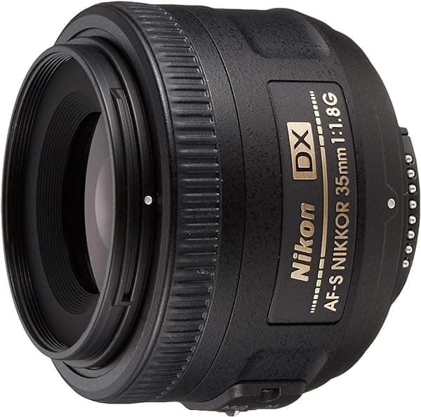Nikon 35mm f/1.8G AF-S DX Lente de Enfoque Automático para Cámaras DX JAA132DA