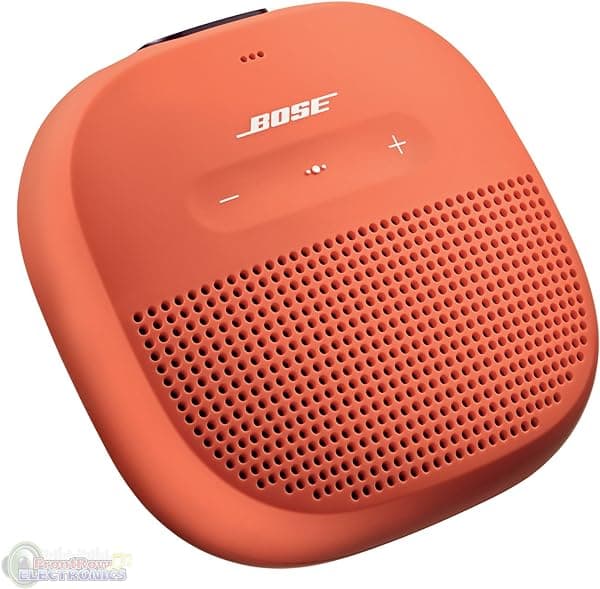 Bose SoundLink Micro: Pequeño Altavoz Bluetooth Portátil (Impermeable), Naranja Brillante 783342-0900