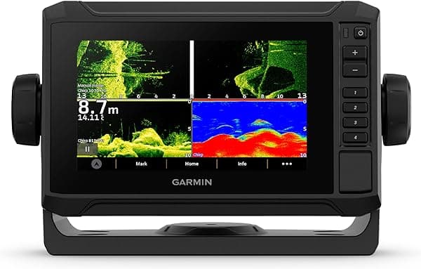 Garmin ECHOMAP UHD2 65sv con Transductor GT54, Plotter Cartográfico con Pantalla Táctil de 6”, Garmin Navionics+ para Aguas Interiores y Costas de Canadá 010-02682-00