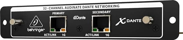 Behringer X-DANTE: Expansión de Red de Audio Digital Dante