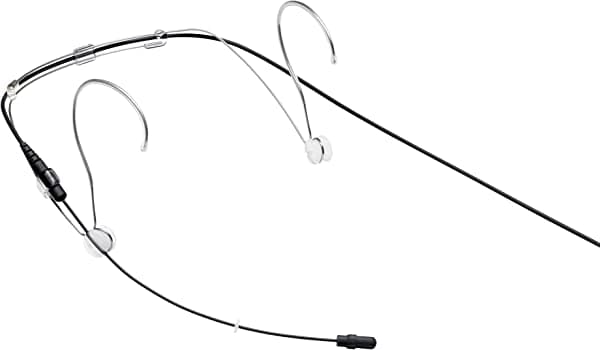 Shure DuraPlex Micrófono de Diadema Omnidireccional con Conector LEMO, Negro (DH5B/O-LM3)