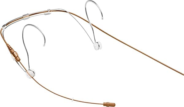 Shure DuraPlex Micrófono de Diadema Omnidireccional, Conector MTQG, Color Cocoa (DH5C/O-MTQG)