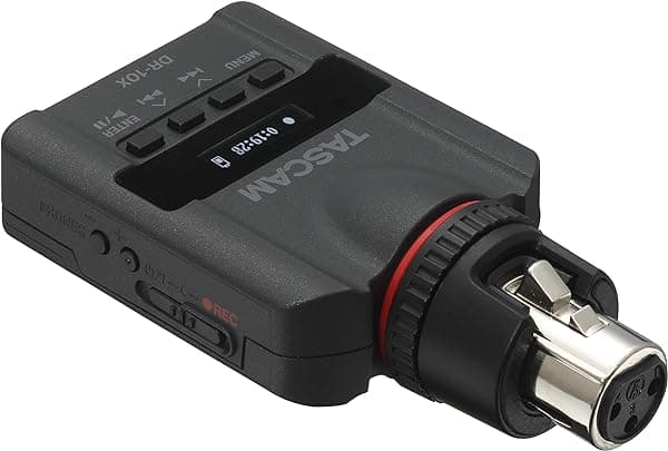 Tascam DR-10X Grabadora Portátil Compacta de Audio Profesional