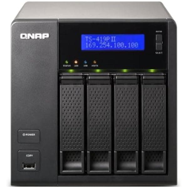 QNAP TS-419P II NAS de 4 bahías