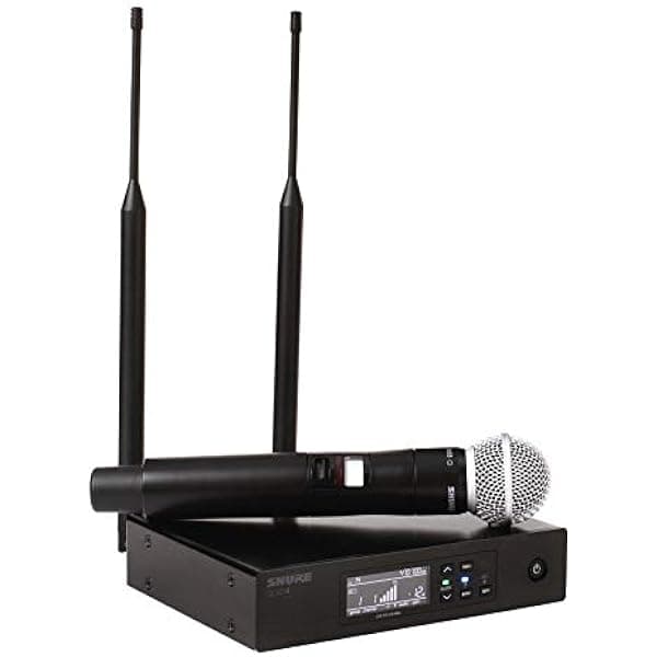 Shure QLXD24/SM58 Sistema de Micrófono Inalámbrico con Micrófono de Mano Vocal SM58