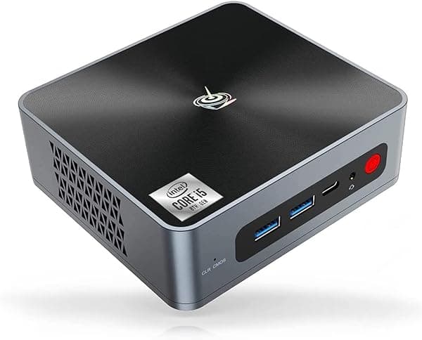 Beelink SEi8 Mini PC, 8.ª Generación de Intel Core i5-8259U (4C/8T, hasta 3.8GHz), Computadora Mini con 16GB de RAM DDR4/1TB SSD, Soporta Pantalla Dual HDMI 4K/USB3.0/WiFi5/BT5.0/Encendido Automático/para Hogar/Oficina