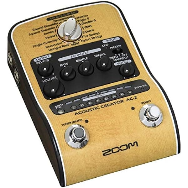 ZOOM AC-2 Preamp para Guitarra Acústica Acoustic Creator