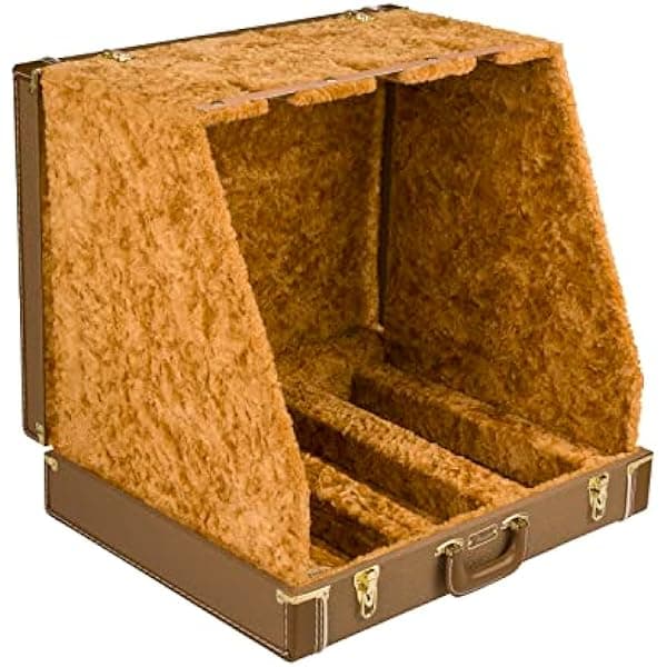 Fender Classic Series Case Stand para 3 guitarras, color marrón. 991023522