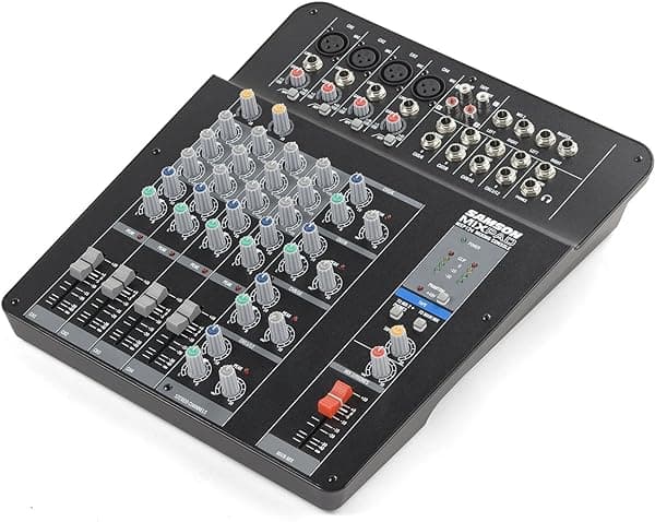 Samson MixPad MXP124 Mezcladora Analógica Estéreo Compacta de 12 Canales SAMXP124