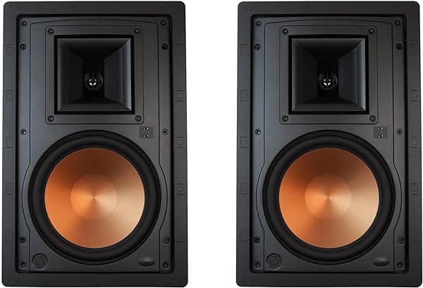 Klipsch R-5800-W II - Altavoces Empotrables en Pared - Color Blanco (2 Altavoces)