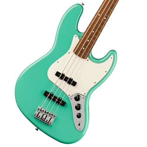 Fender Player Jazz Bass, Color Verde Sea Foam, Diapasón de Pau Ferro 149903573