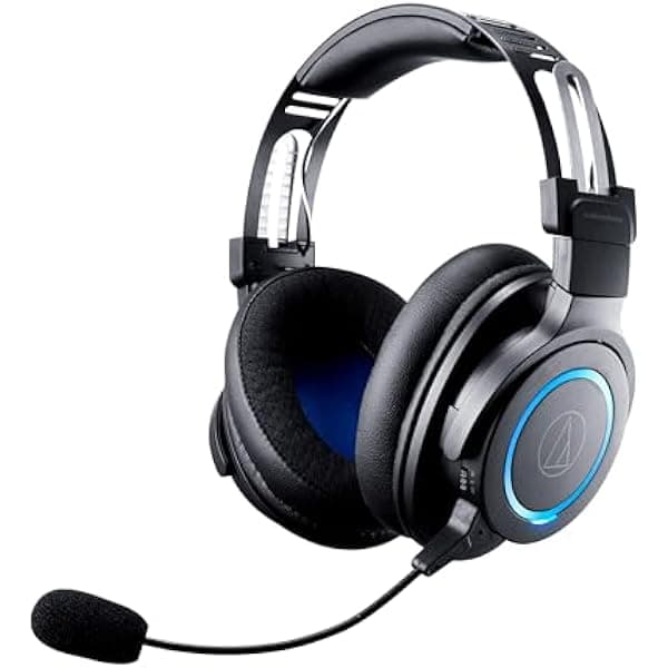 Audio-Technica ATH - Auriculares Estéreo Inalámbricos, Sobre la Cabeza, Negro (ATH-G1WL)