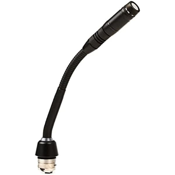 Shure MX405LP/C Micrófono Condensador Cardioide con Cuello de Cisne de 5 Pulgadas e Indicador de Estado Bicolor, Sin Preamp