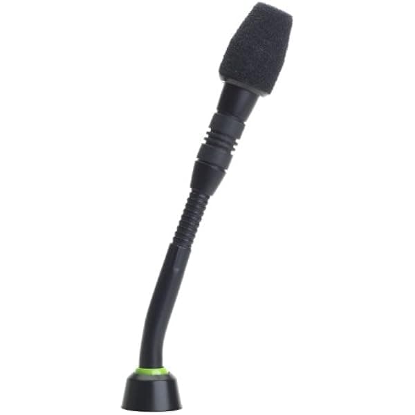 Shure MX405LP/S Micrófono Condensador Supercardioide, Cuello de Cisne de 5 pulgadas con Indicador de Estado Bicolor, Sin Preamp