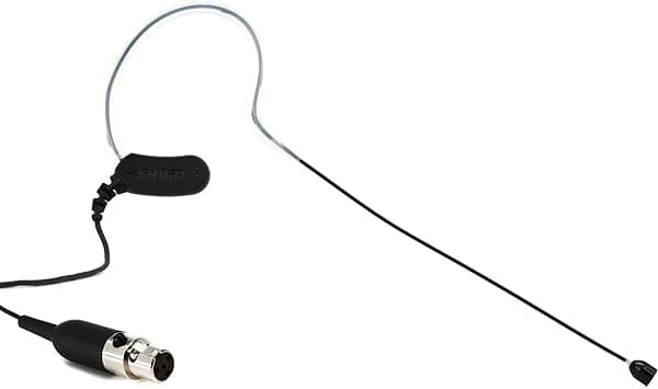 Shure MX153B/O-TQG Micrófono de Diadema Omnidireccional, Negro