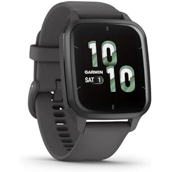 Garmin Venu Sq 2 Smartwatch (Bisel de Aluminio Color Pizarra con Caja Gris Sombrío y Correa de Silicona) 010-02701-10