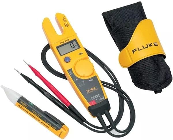 Fluke T5-H5-1AC Kit, Probador Eléctrico de 3 Piezas 1000V, Funda Personalizada y Kit Detector de Voltaje AC T5-H5-1ACKIT/US