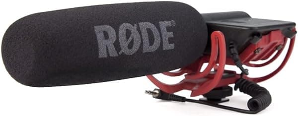 Rode VideoMic Kit Micrófono Direccional con Fuzzy Windjammer para Grabaciones en Exterior 4331908140