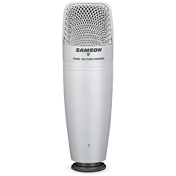Samson C01UCW Micrófono USB de Estudio con Cakewalk Sonar LE (MODELO ANTIGUO) SAM C01UCW