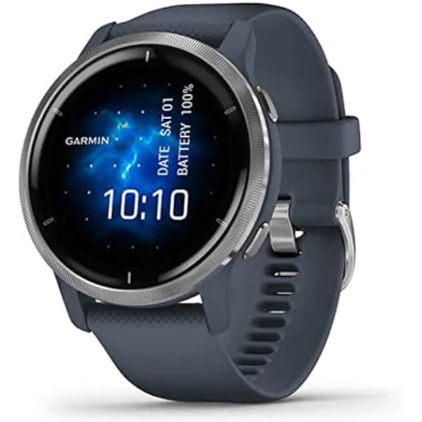 Garmin Smartwatch Venu 2 Azul Granito Plateado 010-02430-10