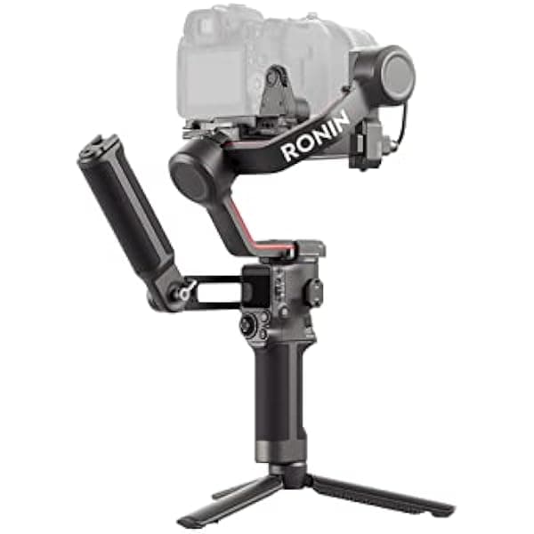 DJI RS 3 Combo, Estabilizador de Gimbal de 3 Ejes para Cámaras DSLR y Sin Espejo para Canon/Sony/Panasonic/Nikon/Fujifilm, Carga Útil de 3 kg (6.6 lbs), Bloqueos Automáticos de Eje, Pantalla Táctil OLED de 1.8 Pulgadas, Gimbal para Cámara CP.RN.00000217.01