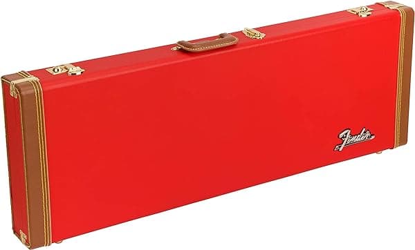 Fender Classic Series Wood Case, para Stratocaster/Telecaster, Rojo Fiesta 996106340