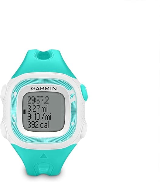Garmin Forerunner 15 Small, Color Azul Turquesa/Blanco, Tamaño Pequeño 010-01241-21