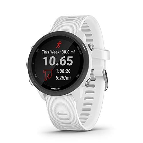 Garmin Forerunner 245 Music Reloj Inteligente GPS con Música y Dinámicas Avanzadas, Blanco. 010-02120-21