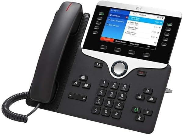 Cisco 8861 Teléfono IP Negro, Plateado con Wi-Fi y Control de Llamadas de Terceros CP-8861-3PCC-K9=
