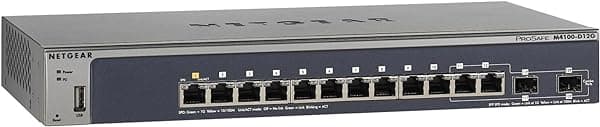 NETGEAR Multi-Gigabit Ethernet Switch PoE Totalmente Gestionado GSM5212-100NES