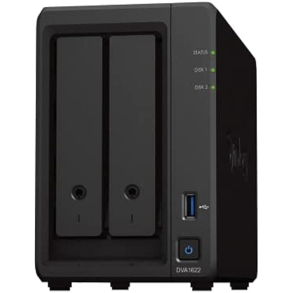 Synology DVA1622 NVR de 16 Canales con Análisis de Video Mediante Aprendizaje Profundo y Salida de Video HDMI