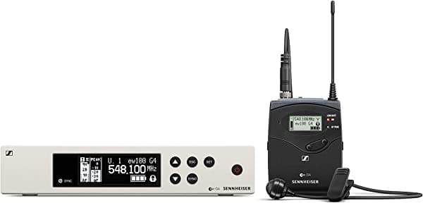Sennheiser EW 100-ME4 Sistema de Micrófono Lavalier Inalámbrico Cardioide - Banda A (516-558 MHz)